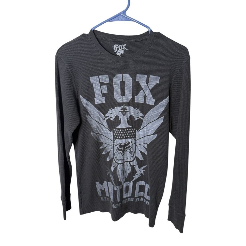 Fox Racing Black Size M Long Sleeve Thermal Shirt